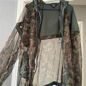 Rouge! Camouflage Bomber Jacket